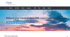 Desktop Screenshot of less.ca