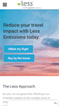 Mobile Screenshot of less.ca